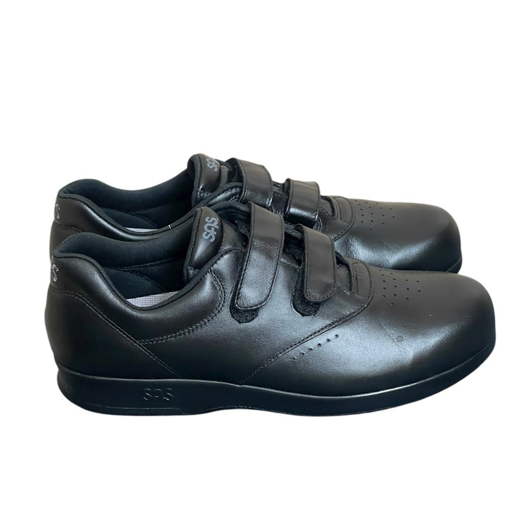 SAS Me Too Black Leather Hook
Loop Walking Shoes size 9N - Picture 3 of 12